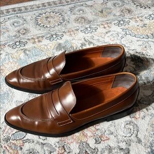 Classic Brown Leather Loafers